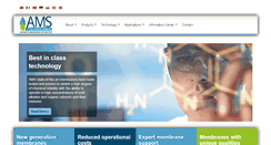 Desktop Screenshot of amsmembrane.com