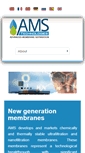 Mobile Screenshot of amsmembrane.com