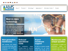 Tablet Screenshot of amsmembrane.com